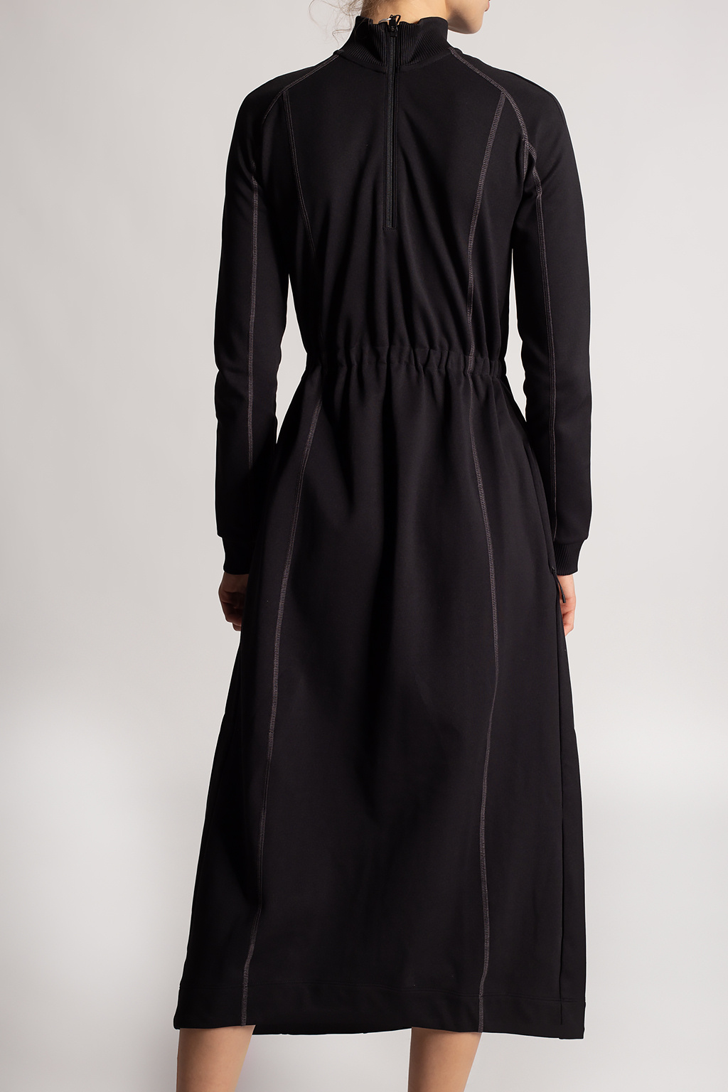 up collar Y - IetpShops Japan - 3 Yohji Yamamoto - Black Dress